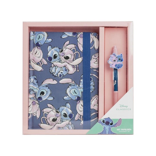 Caderno A5 DISNEY Stitch + Esferográfica