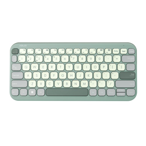 Teclado Wireless ASUS KW100 Green Tea Latte