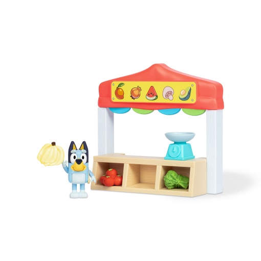 BLUEY Mini Playset com 1 Figura FAMOSA Sortido