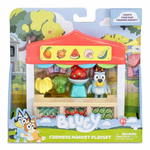 BLUEY Mini Playset com 1 Figura FAMOSA Sortido