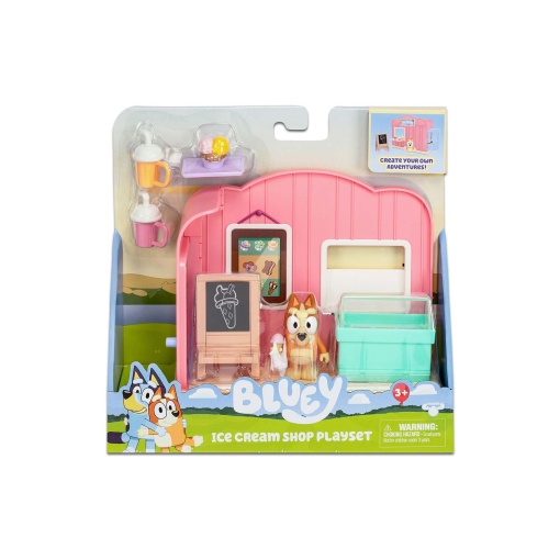 BLUEY Mini Playset com 1 Figura FAMOSA Sortido