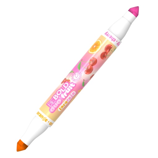 Sublinhador Perfumado NEWPEN Bebold Duo Fruit Larareja Rosa/Laranja