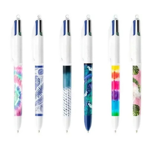 Esferográfica de 4 Cores BIC 4 Colours Decors Sortido