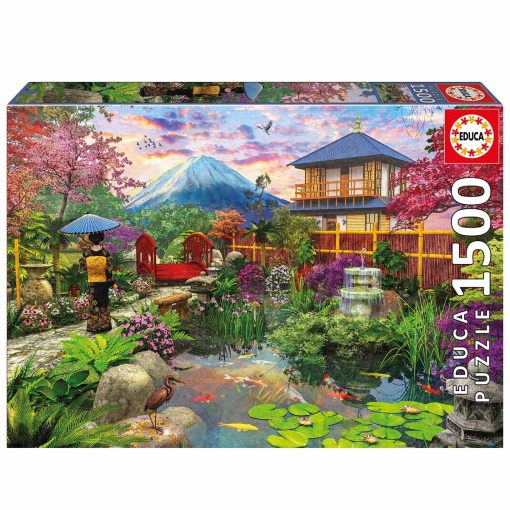 Puzzle EDUCA 1500 peças Jardim Japonês