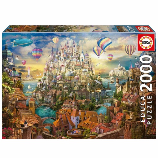 Puzzle EDUCA 2000 peças Cidade dos Sonhos