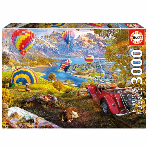 Puzzle EDUCA 3000 peças O Vale dos Balões