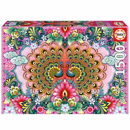 Puzzle EDUCA 1500 peças Pavões de Bengala, Catalina Estrada