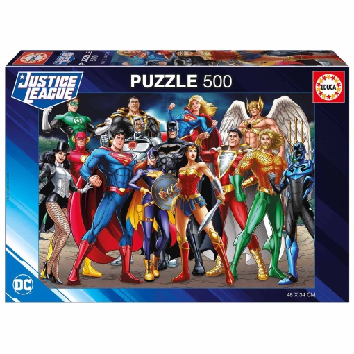 Puzzle EDUCA 500 peças DC Comics Justice League