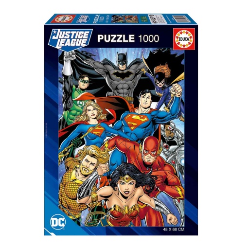 Puzzle EDUCA 1000 peças DC Comics Justice League