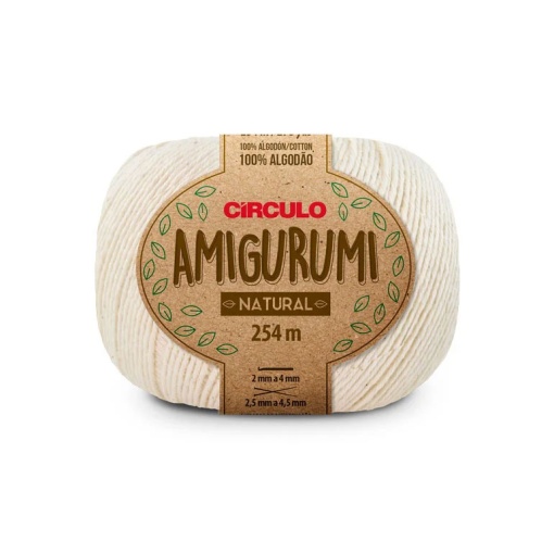 Fio de Crochet CÍRCULO Amigurumi 125g Natural 20