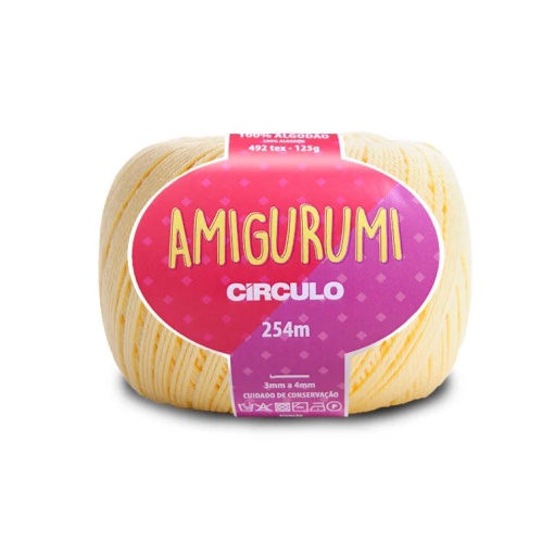 Fio de Crochet CÍRCULO Amigurumi 125g Creme 1112