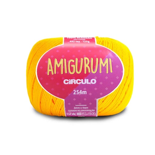 Fio de Crochet CÍRCULO Amigurumi 125g Canário 1289