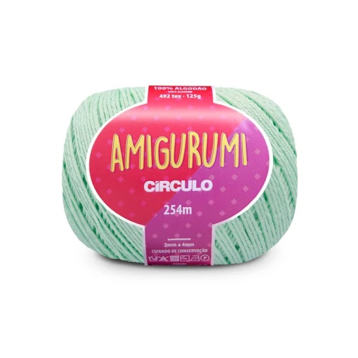 Fio de Crochet CÍRCULO Amigurumi 125g Verde Candy 2204