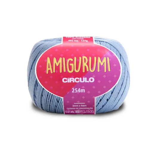 Fio de Crochet CÍRCULO Amigurumi 125g Aquário 2927