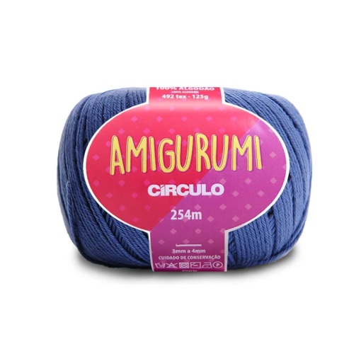 Fio de Crochet CÍRCULO Amigurumi 125g Náutico 2931