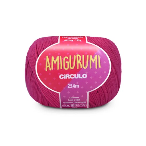 Fio de Crochet CÍRCULO Amigurumi 125g Rosa PINK 3754
