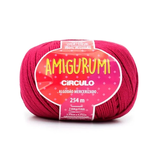 Fio de Crochet CÍRCULO Amigurumi 125g Viva Magenta 3951