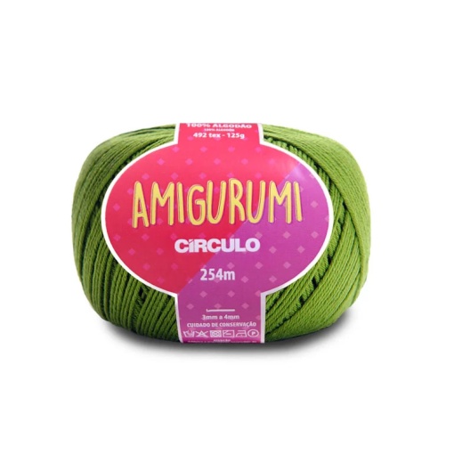 Fio de Crochet CÍRCULO Amigurumi 125g Greenery 5203