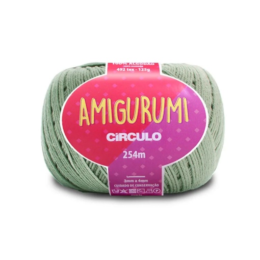 Fio de Crochet CÍRCULO Amigurumi 125g Eucalipto 5745