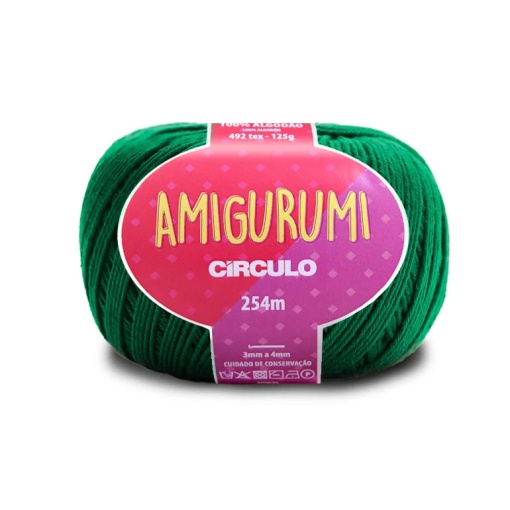 Fio de Crochet CÍRCULO Amigurumi 125g Bandeira 5767