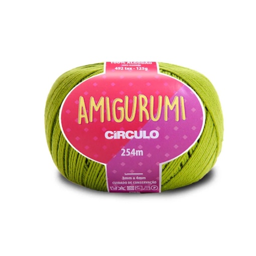 Fio de Crochet CÍRCULO Amigurumi 125g Pistache 5800