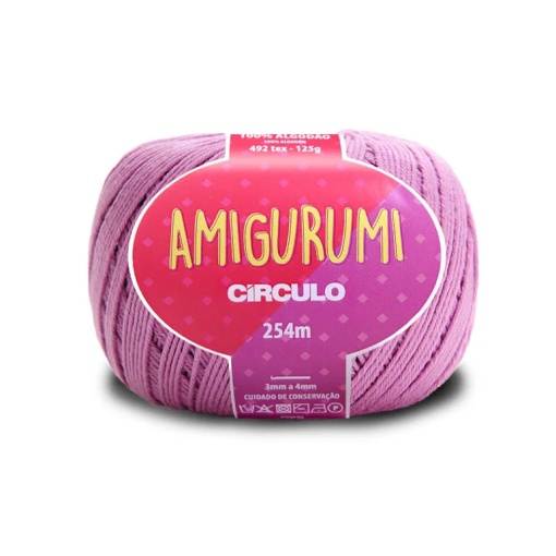 Fio de Crochet CÍRCULO Amigurumi 125g Violeta 6161