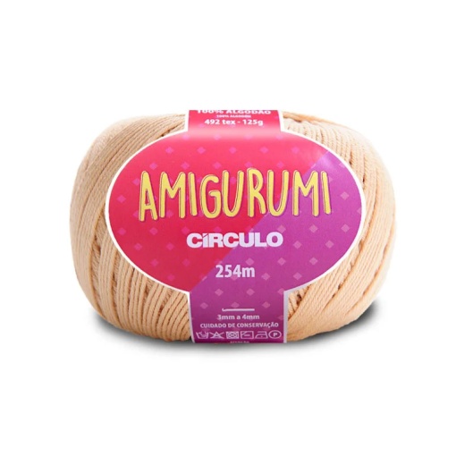 Fio de Crochet CÍRCULO Amigurumi 125g Porcelana 7564
