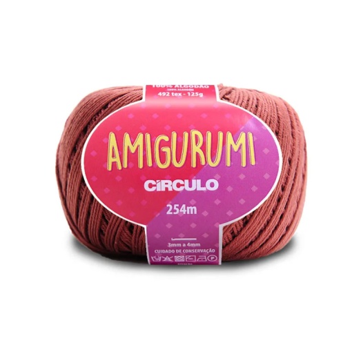 Fio de Crochet CÍRCULO Amigurumi 125g Cacau 7567