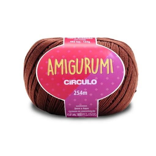 Fio de Crochet CÍRCULO Amigurumi 125g Brigadeiro 7569