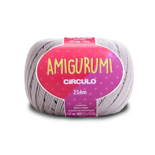 Fio de Crochet CÍRCULO Amigurumi 125g Pedreira 8008