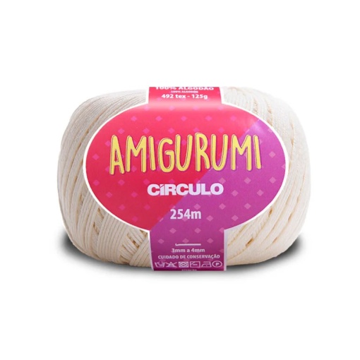 Fio de Crochet CÍRCULO Amigurumi 125g Off White 8176