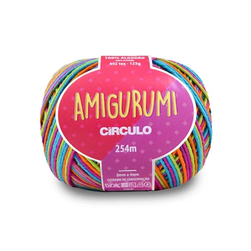 Fio de Crochet CÍRCULO Amigurumi 125g Matizado Lhama 9278