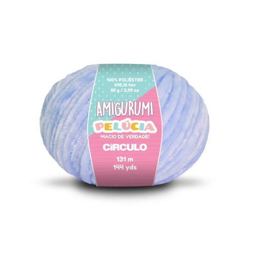 Fio de Crochet CÍRCULO Amigurumi Pelúcia 85g Hortência 2137