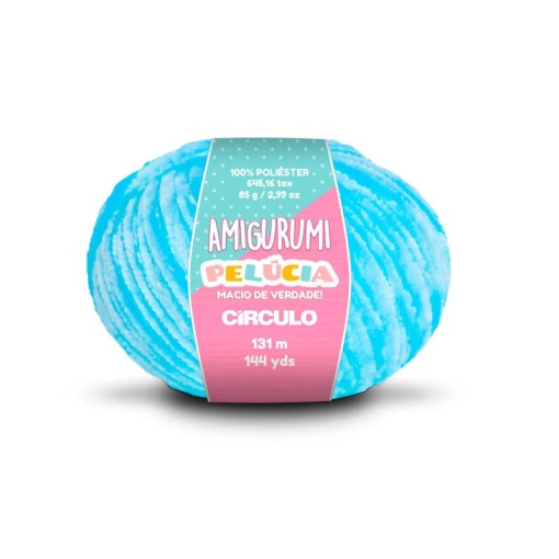 Fio de Crochet CÍRCULO Amigurumi Pelúcia 85g Turquesa 2194