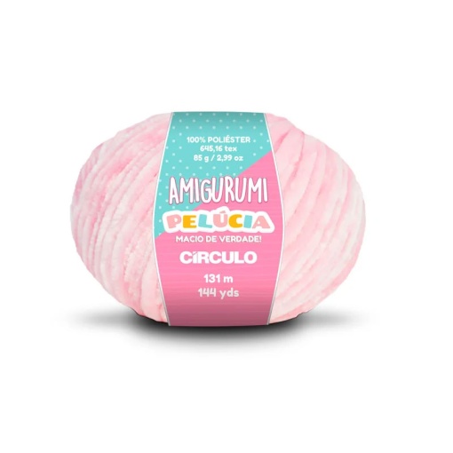 Fio de Crochet CÍRCULO Amigurumi Pelúcia 85g Doçura 3046