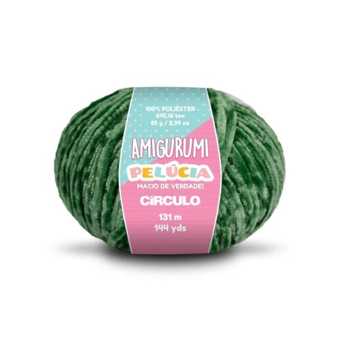 Fio de Crochet CÍRCULO Amigurumi Pelúcia 85g Musgo 5398