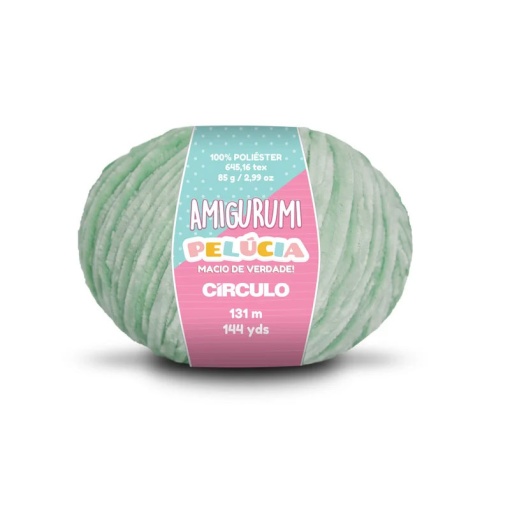 Fio de Crochet CÍRCULO Amigurumi Pelúcia 85g NEO Mint 5743