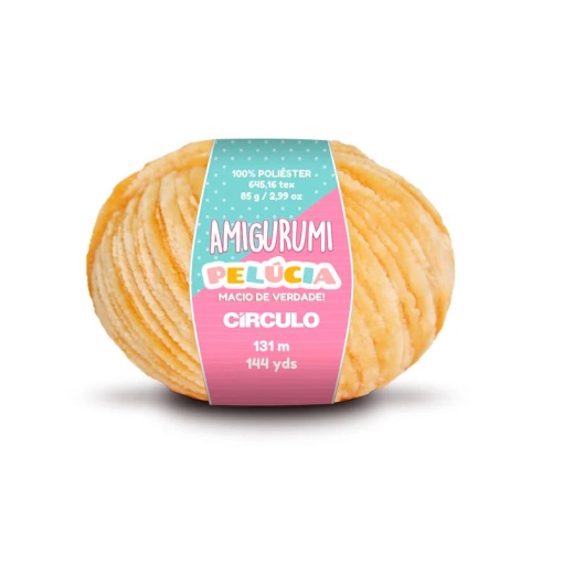 Fio de Crochet CÍRCULO Amigurumi Pelúcia 85g Mostarda 7030