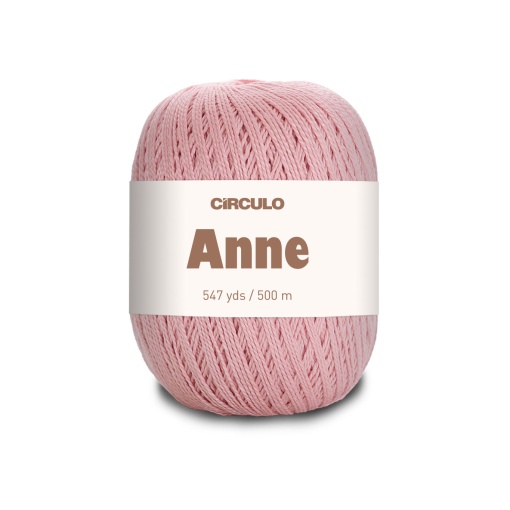 Fio de Crochet CÍRCULO Anne 500 147g Rosa Antigo 3227