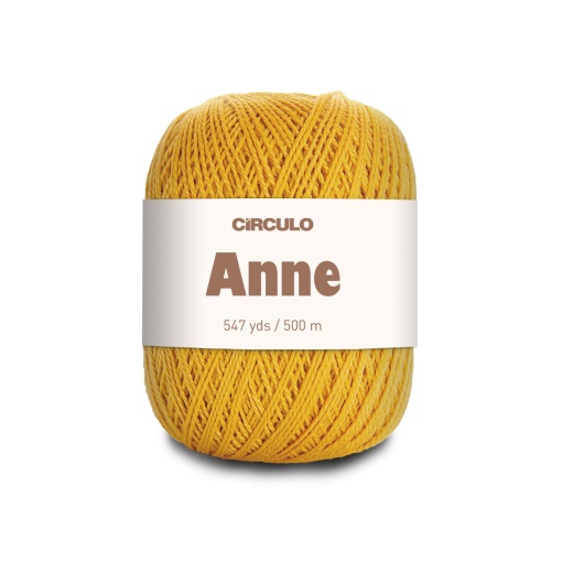 Fio de Crochet CÍRCULO Anne 500 147g Mostarda 7030