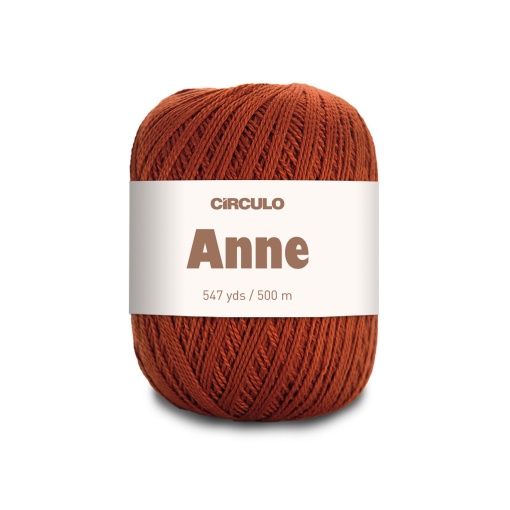 Fio de Crochet CÍRCULO Anne 500 147g Terracota 7529