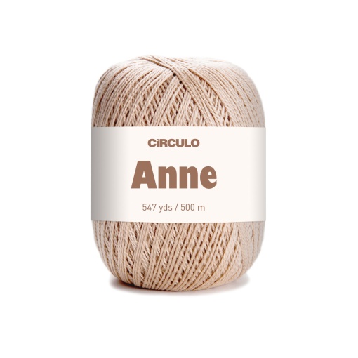 Fio de Crochet CÍRCULO Anne 500 147g Amêndoa 7650