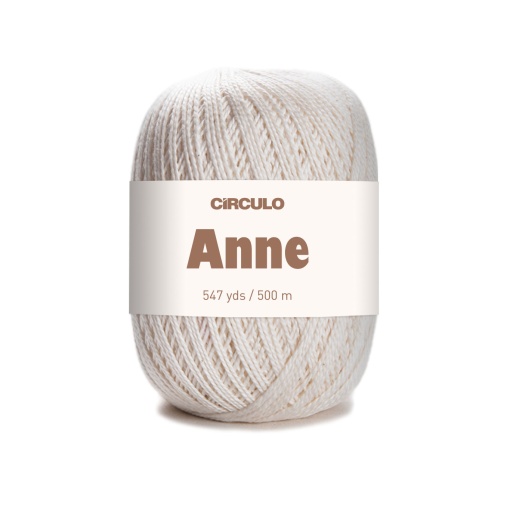 Fio de Crochet CÍRCULO Anne 500 147g Off White 8176