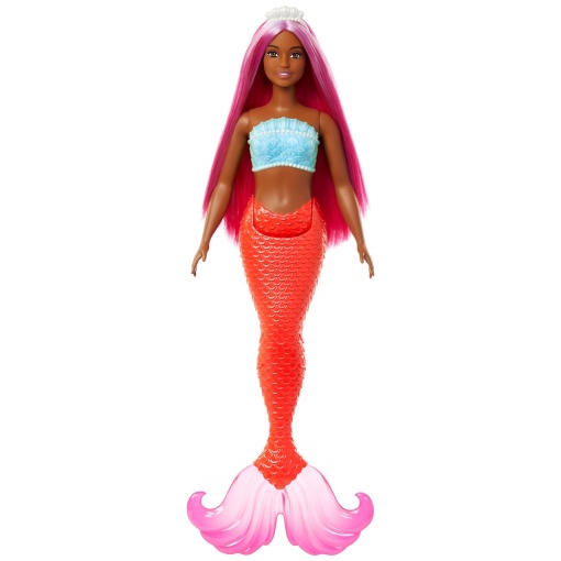 BARBIE Dreamtopia Sereia com Cauda Laranja MATTEL