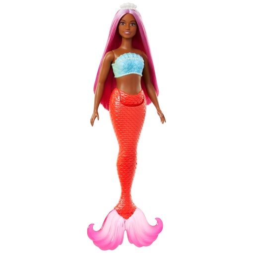 BARBIE Dreamtopia Sereia com Cauda Laranja MATTEL