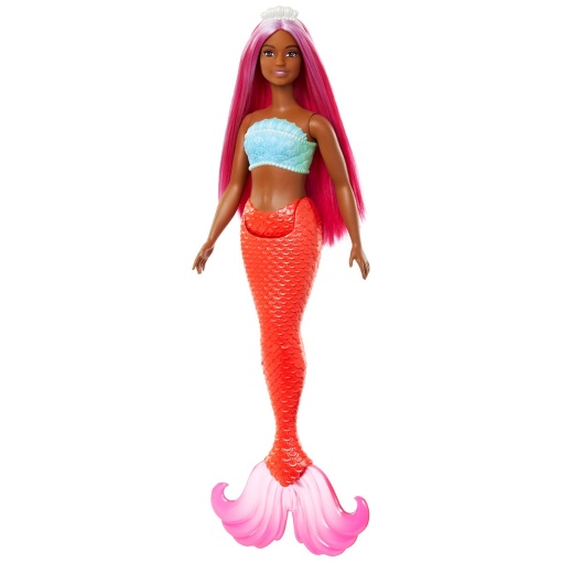 BARBIE Dreamtopia Sereia com Cauda Laranja MATTEL