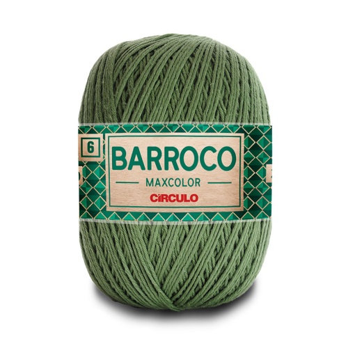 Fio de Crochet CÍRCULO Barroco Maxcolor 400g Militar 5718