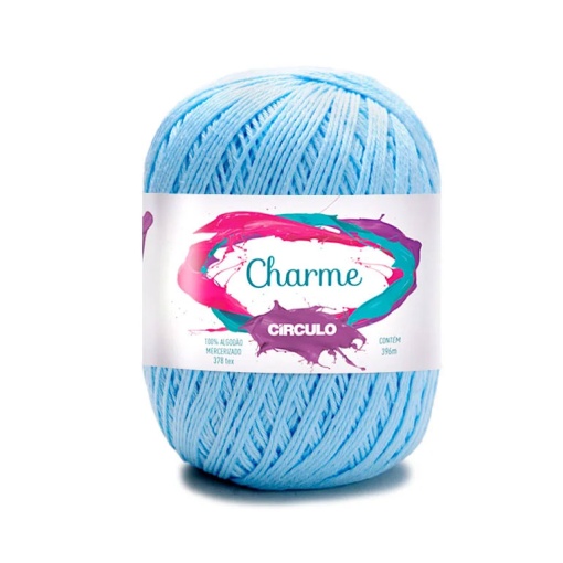 Fio de Crochet CÍRCULO Charme 150g Azul Candy 2012