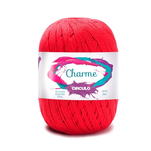 Fio de Crochet CÍRCULO Charme 150g Pimenta 3581