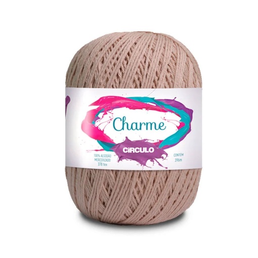 Fio de Crochet CÍRCULO Charme 150g Chantilly 7563